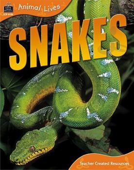 Paperback Animal Lives: Snakes Book