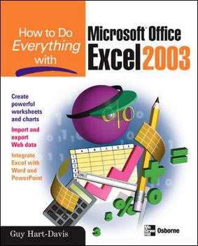 Paperback How to Do Everything with Microsoft Office Excel 2003 Book