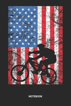 Notebook: Mountain Bike Themed Notebook (6x9 inches) with Blank Pages ideal as a Cycle MTB Journal. Perfect as a Mountainbike Downhill Biycle Lover. Great gift for Kids, Men and Women