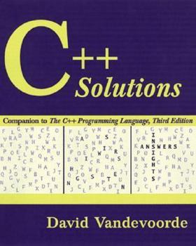 Paperback C++ Solutions: Companion to the C++ Programming Language Book