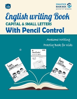 Paperback SBB English Writing Book Capital and Small Letters with Pencil control Book