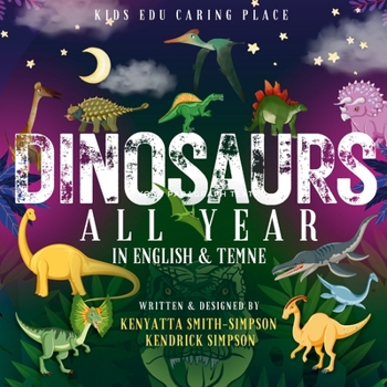 Paperback Dinosaurs All Year in English and Temne Book
