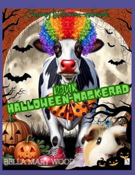 Djur Halloween-Maskerad eller Charmig Halloween-målarbok: djur mask bok