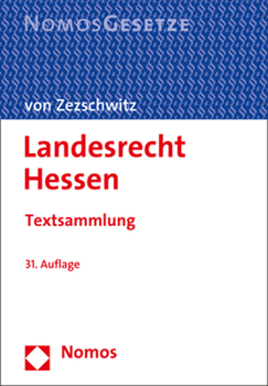 Paperback Landesrecht Hessen: Textsammlung [German] Book