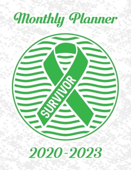 Kidney Cancer Awareness Ribbon Survivor: 2020-2023 Four Year Monthly Planner Calendar, Notebook and More.