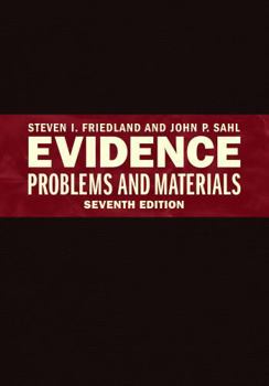 Paperback Evidence Problems and Materials Book