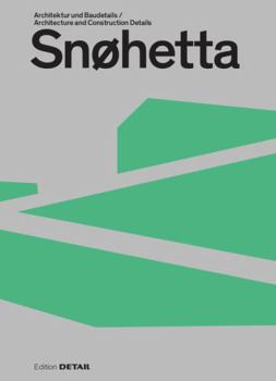Hardcover Snøhetta: Architektur Und Baudetails / Architecture and Construction Details Book
