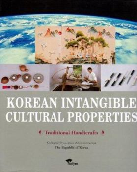 Hardcover Korean Intangible Cultural Properties: Trad. Handi Book