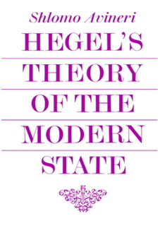 Paperback Hegel's Theory of the Modern State Book