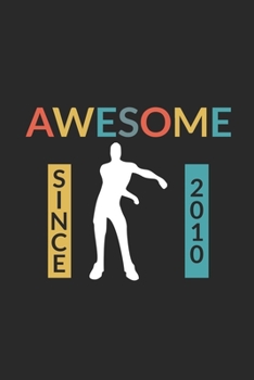 Awesome Since 2010: Vintage Notebook For Nine Year Old Kids, 9th Birthday Memory Keepsake Book, Draw and Write Journal For Boys, 9 Year Old Bday Gift