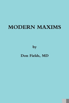 Paperback Modern Maxims Book