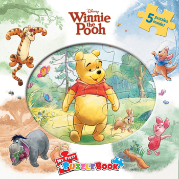 Hardcover Disney Pooh Classic My First Puzzle Book