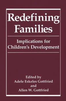 Paperback Redefining Families: Implications for Children's Development Book