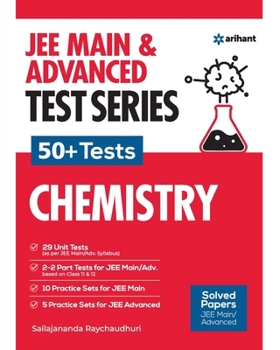 Paperback Chemistry Test Series for JEE Main & Advance Book