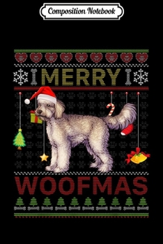 Composition Notebook: Merry Woofmas Labradoodle Dog Lover Christmas  Journal/Notebook Blank Lined Ruled 6x9 100 Pages
