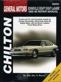 Paperback GM Bonneville/Eighty-Eight/Lesabre 1988-98: Covers All U.S. and Canadian Models of Pontiac Bonneville, Oldsmobile Eighty-Eight, Lss and Buick Lesabre Book