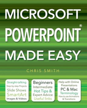 Paperback Microsoft PowerPoint Made Easy Book