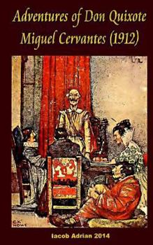 Paperback Adventures of Don Quixote Miguel Cervantes (1912) Book