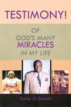 Paperback Testimony!: Of God's Many Miracles in My Life Book