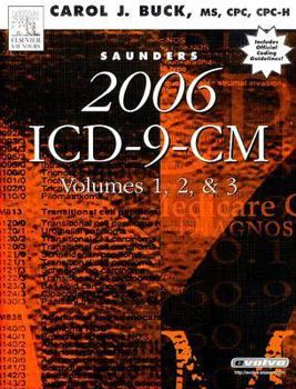Paperback Saunders 2006 ICD-9-CM, Volumes 1, 2, and 3 Book