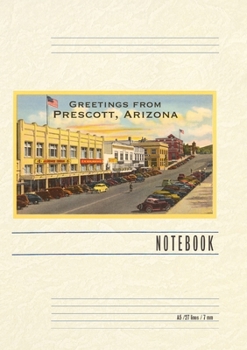 Paperback Vintage Lined Notebook Greetings from Prescott Book