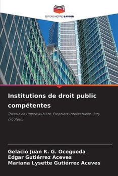 Paperback Institutions de droit public compétentes [French] Book