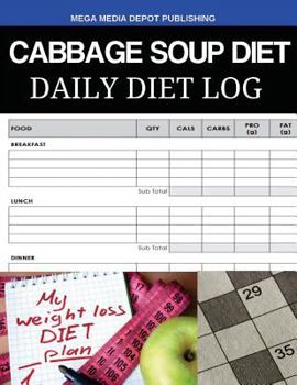 Paperback Cabbage Soup Diet Daily Diet Log Book
