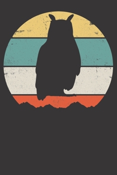 Notebook: Owl Dot Grid 6x9 120 Pages