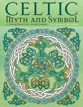 Mass Market Paperback Celtic Myth & Symbol Coloring Book: A Coloring Book of Celtic Art and Mandalas Book