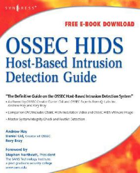 Paperback OSSEC Host-Based Intrusion Detection Guide [With CDROM] Book