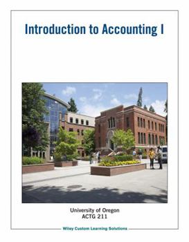 Unknown Binding Introduction to Accounting I Book