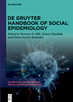 Hardcover de Gruyter Handbook of Social Epidemiology Book