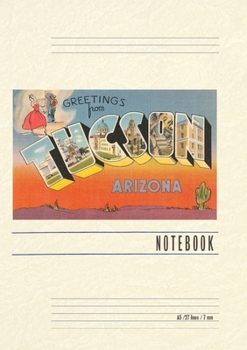 Vintage Lined Notebook Greetings from Tucson