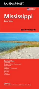 Loose Leaf Rand McNally Easy to Read: Mississippi State Map Book