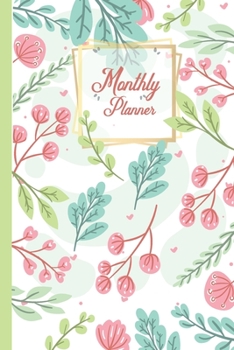Paperback Planner Notebooks: Two Year - Monthly Calendar Planner 6 x 9'' - 24 Months For Academic Agenda Schedule Organizer Book