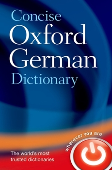 Hardcover Concise Oxford German Dictionary Book