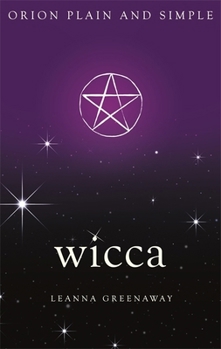 Paperback Wicca, Orion Plain and Simple Book