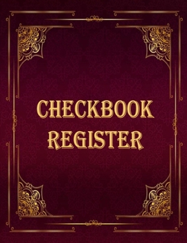 Paperback Checkbook Register: Large Print, Simple Checkbook Register: Check Register for Personal Checkbook or Business Bank Account- Check Book Reg Book