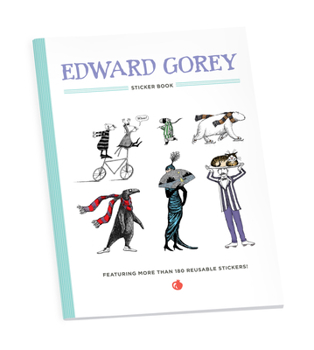 Paperback Edward Gorey Sticker Book