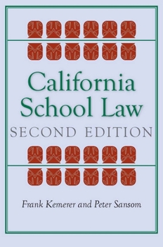 Paperback California School Law Book