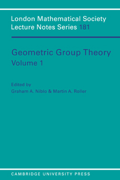 Paperback Geometric Group Theory: Volume 1 Book