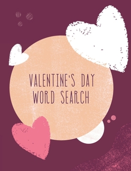 Paperback valentine's day word search Book