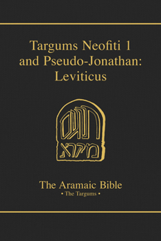 Hardcover Targums Neofiti 1 and Pseudo-Jonathan: Leviticus: Volume 3 Book