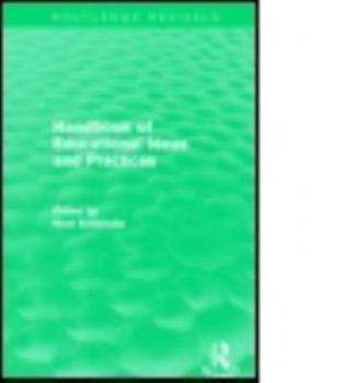 Paperback Handbook of Educational Ideas and Practices (Routledge Revivals) Book