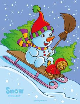 Paperback Snow Coloring Book 1 Book