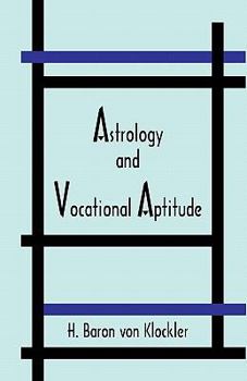 Paperback Astrology and Vocational Aptitude Book