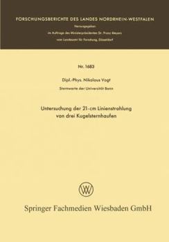 Paperback Untersuchung Der 21-CM Linienstrahlung Von Drei Kugelsternhaufen [German] Book