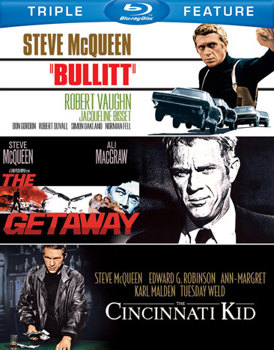 Blu-ray Bullitt / The Cincinnati Kid / The Getaway Book