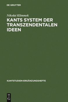 Hardcover Kants System der transzendentalen Ideen [German] Book