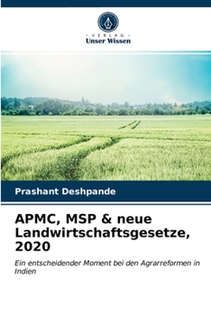 Paperback APMC, MSP & neue Landwirtschaftsgesetze, 2020 [German] Book